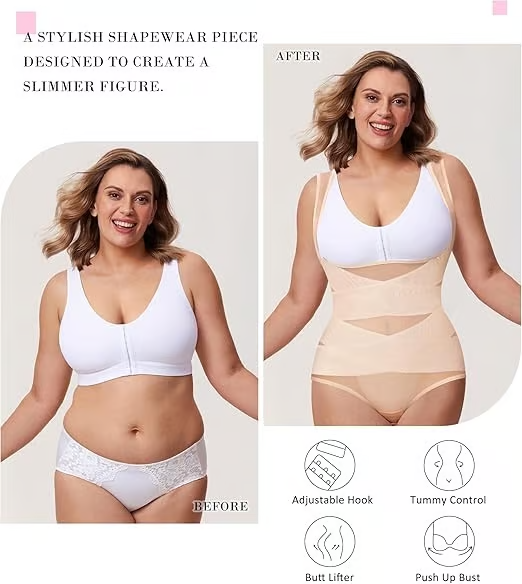 🏆LAST DAY High-Waist Shapewear Bodysuit – Sculpt Your Dream Curves ✨