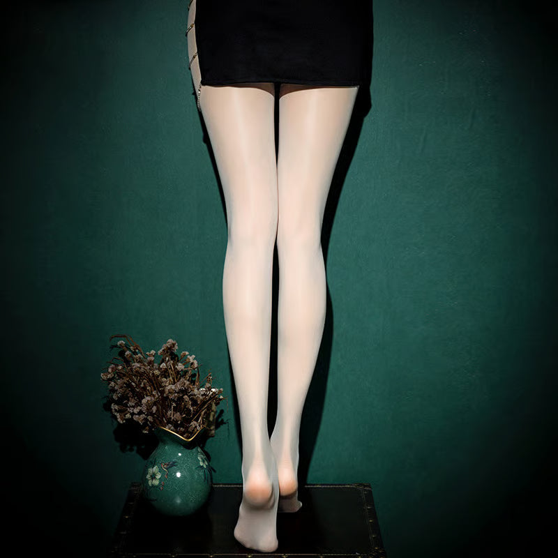 🎁LAST DAY PROMOTION 🔥Pearlescent Silk Stockings Sexy Nylon Pantyhose