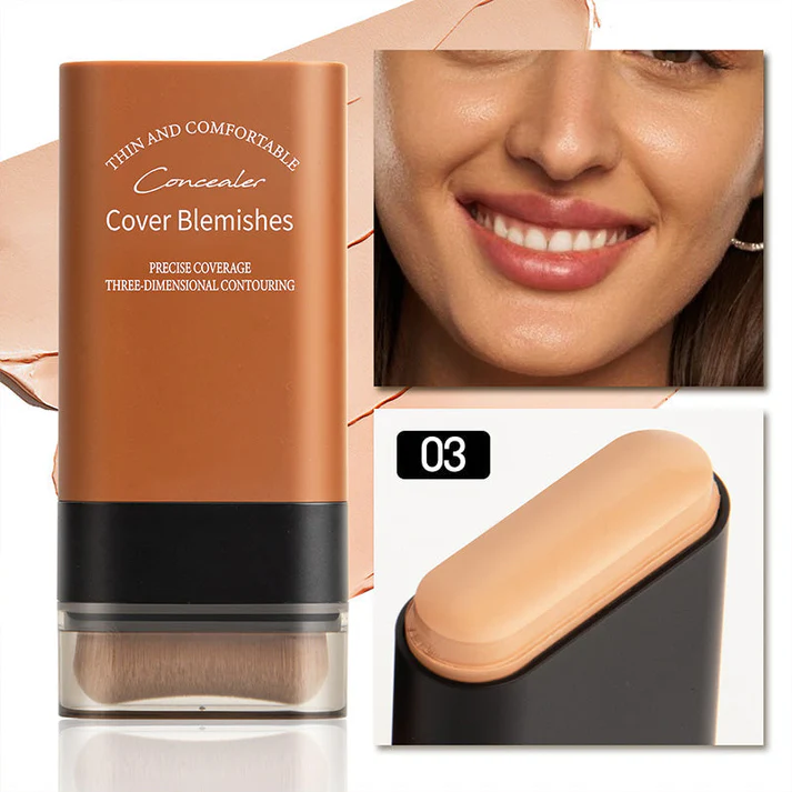 🎁2025 Hot Sale💕Hydrating Lightweight Foundation Stick with Brush