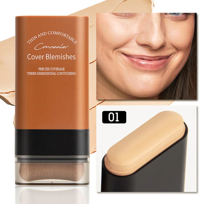 🎁2025 Hot Sale💕Hydrating Lightweight Foundation Stick with Brush