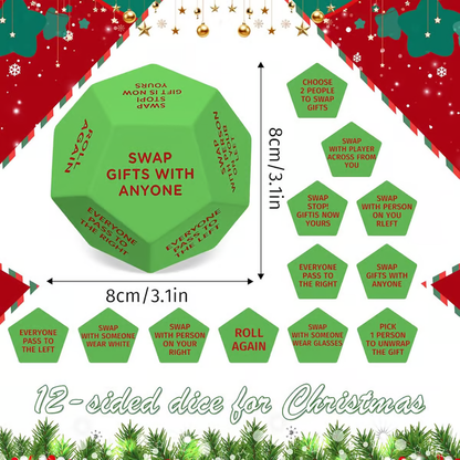 🎅🎲2025 New Santa Swap Gift Exchange Dice