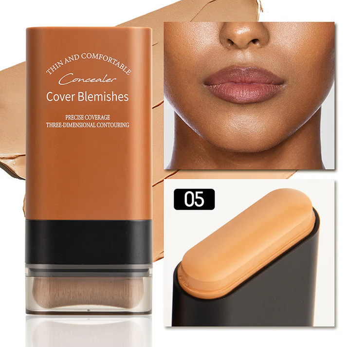 🎁2025 Hot Sale💕Hydrating Lightweight Foundation Stick with Brush
