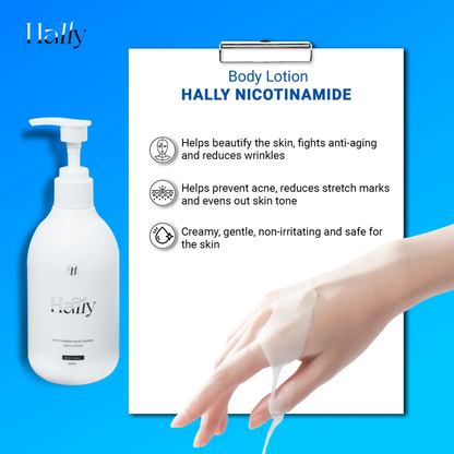 Original Hally Niacinamide Whitening Body Lotion