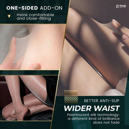 🎁LAST DAY PROMOTION 🔥Pearlescent Silk Stockings Sexy Nylon Pantyhose