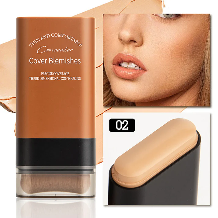 🎁2025 Hot Sale💕Hydrating Lightweight Foundation Stick with Brush