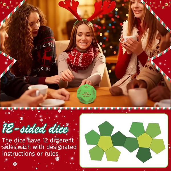 🎅🎲2025 New Santa Swap Gift Exchange Dice