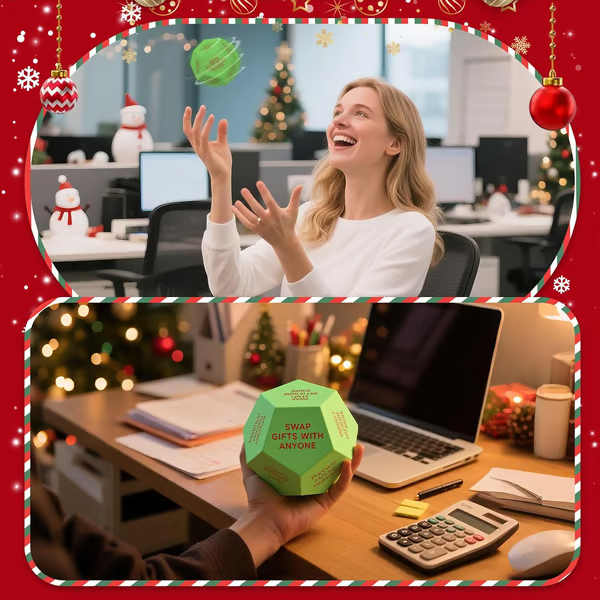 🎅🎲2025 New Santa Swap Gift Exchange Dice