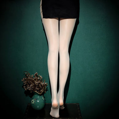 🎁LAST DAY PROMOTION 🔥Pearlescent Silk Stockings Sexy Nylon Pantyhose