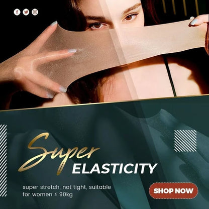 🎁LAST DAY PROMOTION 🔥Pearlescent Silk Stockings Sexy Nylon Pantyhose