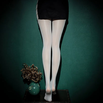 🎁LAST DAY PROMOTION 🔥Pearlescent Silk Stockings Sexy Nylon Pantyhose