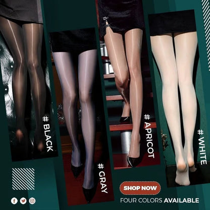 🎁LAST DAY PROMOTION 🔥Pearlescent Silk Stockings Sexy Nylon Pantyhose